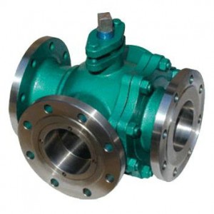 Q44F L型流道三通球阀